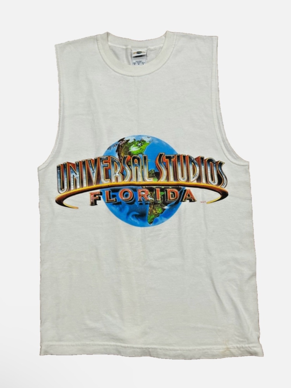 Vintage Universal Studios Florida Tank Top Men’s Medium White 90s